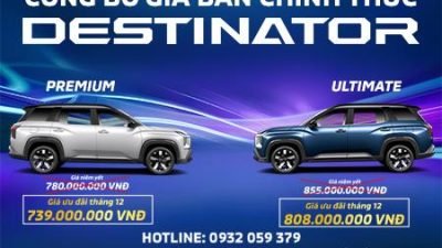 GIÁ XE MITSUBISHI DESTINATOR THÁNG 12