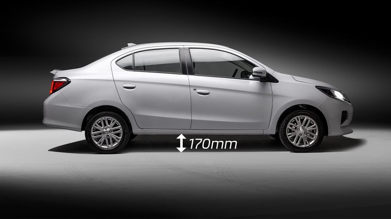 Khoảng sáng gầm xe 170mm